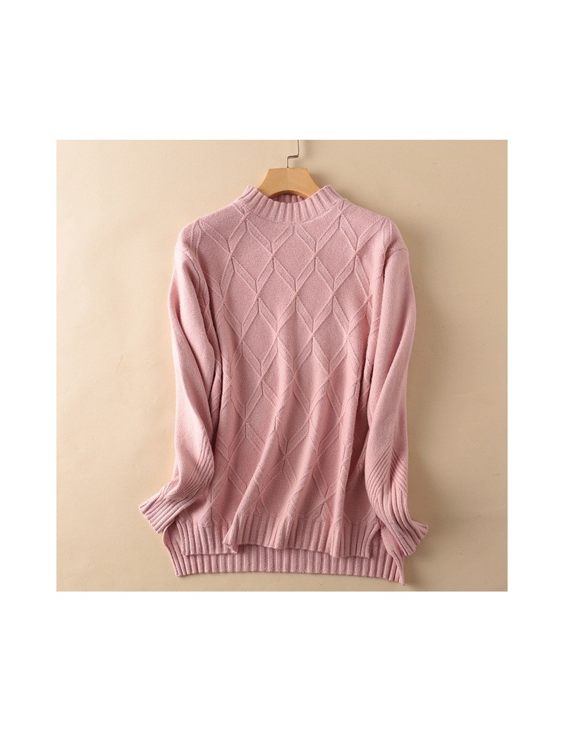 Winter Cashmere Wool Sweater For Women Fashion Long Sleeve Turtleneck Knitted Sweaters And Pullovers Female Jumper Tricot To...