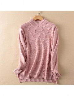 Pullovers Winter Cashmere Wool Sweater For Women Fashion Long Sleeve Turtleneck Knitted Sweaters And Pullovers Female Jumper ...