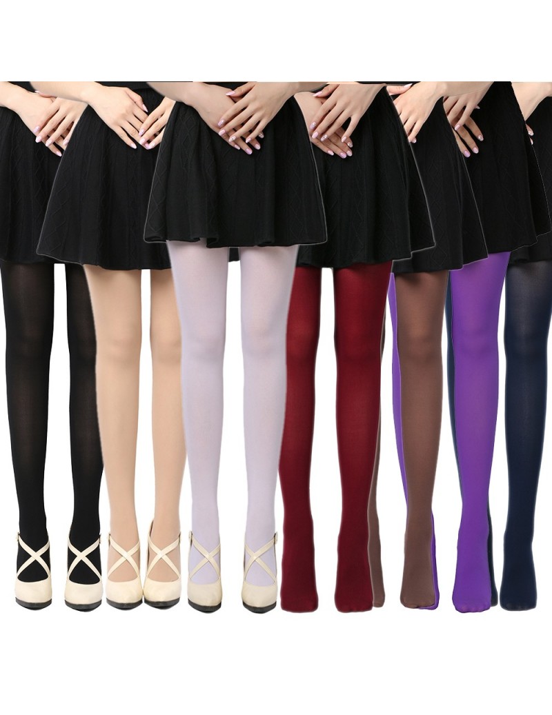 2019 Hot Classic Sexy Women 120D Opaque Footed Tights Thick Tights ...