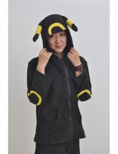 Hoodies & Sweatshirts Women's Black Pokemon Pikachu Umbreon Hoodie Outerwear Jacket Sweatshirt Unisex Cosplay Costumes Plush ...