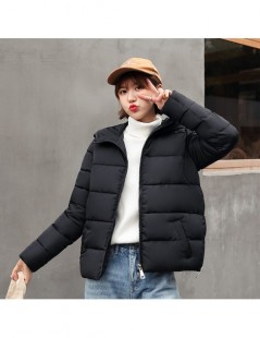 Parkas 2019 Fashion Women Down cotton Winter Hooded Jacket Loose Student Short Coat Parka Warm Female Overcoat Jackets Casual...