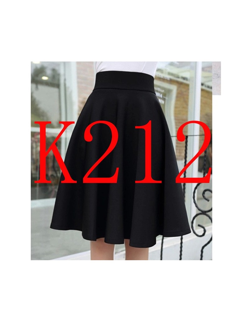 Skirts Femininas Fashion Elegant Solid Long Skirts 2018 Street Style Autumn Women's Solid Black Casual High Waist Vintage Mid...