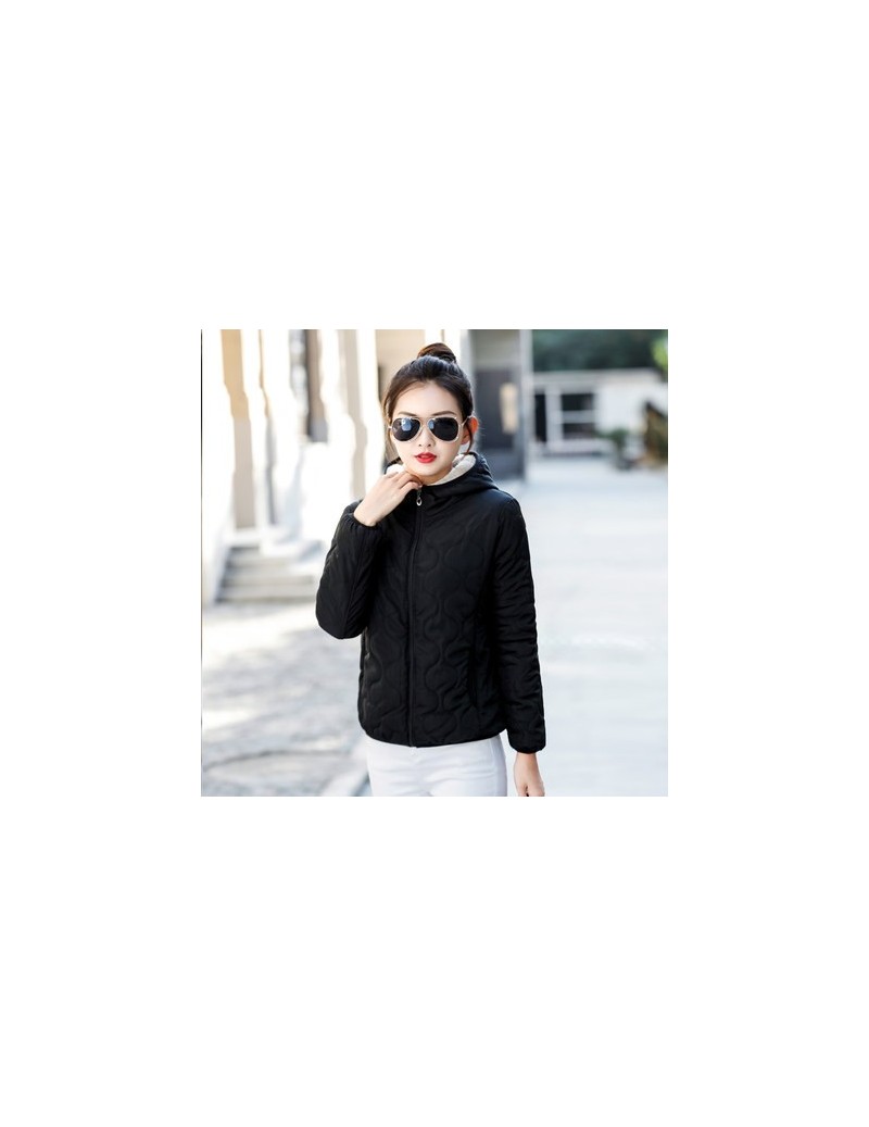 autumn winter 2019 new women's fashion short Paragraph thickened keep warm cotton-padded jacket coat cheap wholesale - Black...