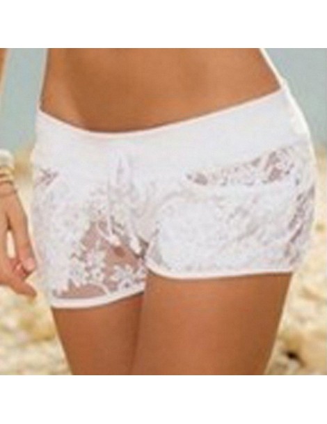 Shorts Women Super Low Waist Denim Short Pants Summer Sexy Comfortable Party Solid Ladies shorts Black White Seaside Beach We...