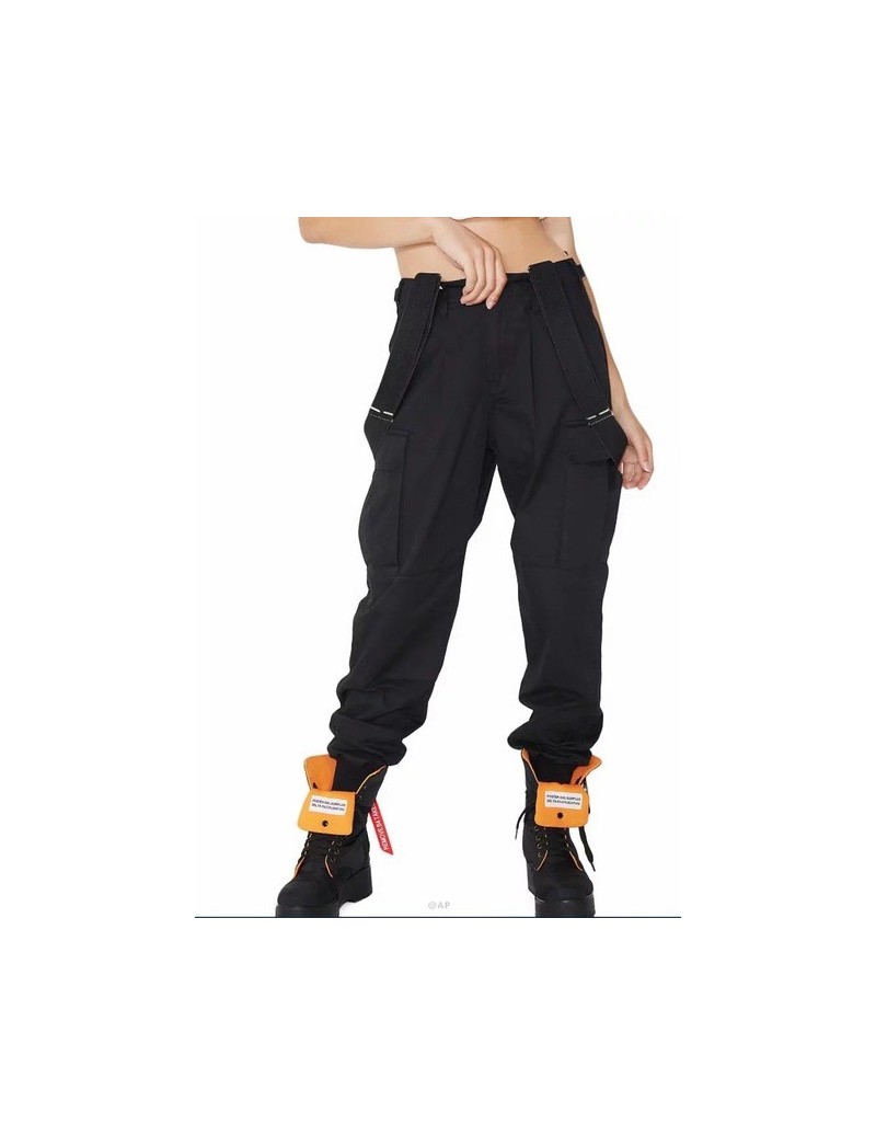 Jumpsuits 2019 new trend wide leg bib overalls large size loose denim bib bleached jumpsuit conjoined romper - Black - 4J3079...