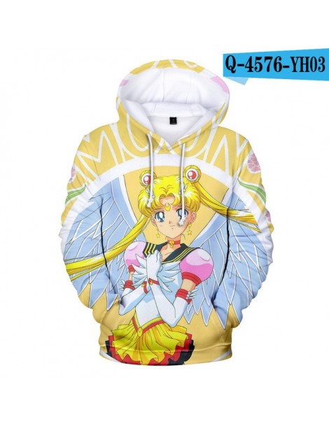 Hoodies & Sweatshirts Sailor Moon Hoodies Women 2019 Fashion Sweatshirts Long Sleeve Rainbow Hoodies 3D Female Tracksuits Spo...