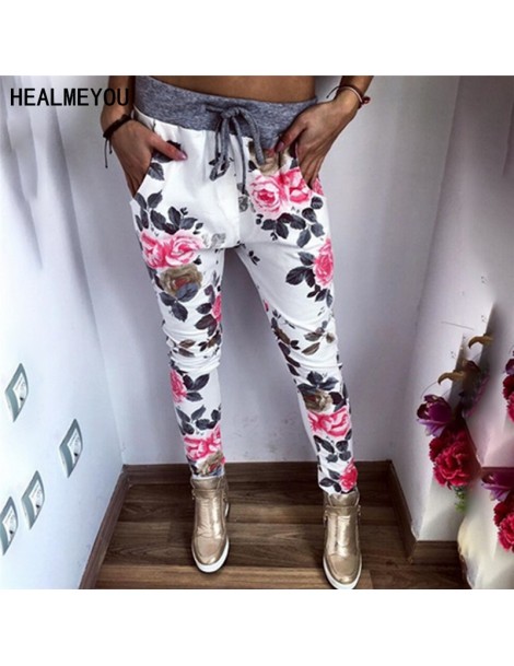 New Style Fashion Women Casual Pants Flower printed Womens Harem Pant - 4W3916849699