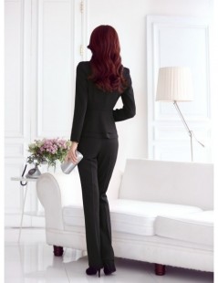 Pant Suits Formal Ladies Pant Suits for Women Work Wear Suits Black Blazer and Jackets Sets Office Uniform Styles Pantsuits -...