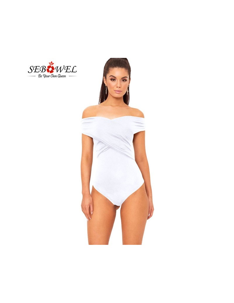 Plus Size Rompers Women Bodysuit Feminino White High Quality 2017 Elegant Bodysuit for Girl - WHITE - 4Q3939155177-5