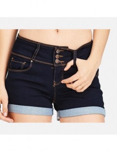 Shorts Women's High Waist Denim Shorts Plus Size 3XL Jeans Button Zippers Pocket Shorts Female 2019 Spring Summer Fashion Wom...