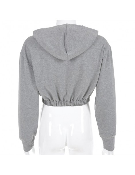 Hoodies & Sweatshirts Womens Fashion Print Casual Pullovers Sweatshirt Hooded Autumn Short Sweatshirts O-neck Full Sleeve Fem...