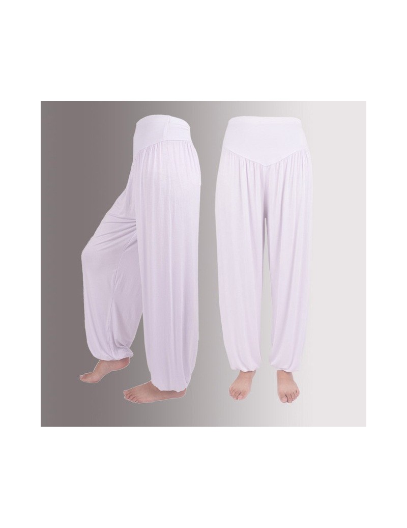 Pants & Capris Womens Elastic Loose Casual Modal Cotton Soft Sports Dance Harem Pants 2019 New Fashion Solid Color Mid Waist ...