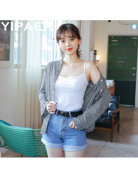 Camis 2019 Summer Sexy Halter Tank Top Women Korean Causal Cotton Joker Backless Underwear Basic Camisole White Red Blue Blac...