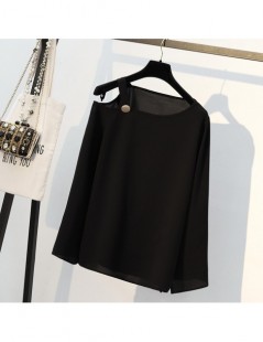 Women's Sets Plus Size L-4XL Women Long Sleeve Black Tshirt Tee + Irregular High Waist Mini Skirts Stylish Office Lady 2 Piec...