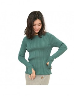 Pullovers Autumn winter 2018 fashion new o-neck sweater female long-sleeved wild tight-fitting pullover sweater bottoming shi...