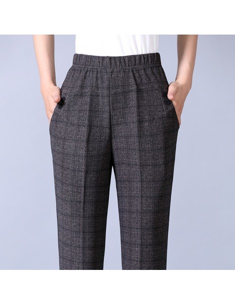 Pants & Capris Autumn Winter Middl Aged Women Warm Velvet Elastic Waist Casual Straight Pants Female Trousers Plus Size Cloth...