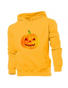 Hoodies & Sweatshirts Cartoon October 31 Flying Witch halloween pumpkin lantern Candy Lips Yellow Women's Pattern Hoodie Swea...