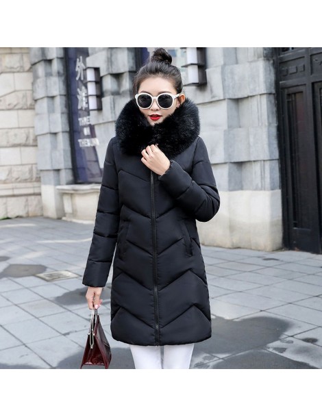 Parkas Female Warm Winter Jacket New 2019 Fashion Women Coat Winter Hooded Fake Fur Cotton Coat Large size 6XL Jacket Female ...