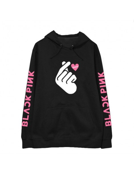 Hoodies & Sweatshirts ONGSEONG Kpop BLACKPINK BLACK PINK Album Hoodie Casual Loose Hooded Clothes Pullover Printed Long Sleev...