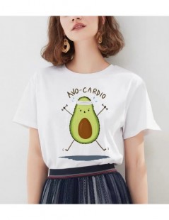 T-Shirts Avocado Vegan Cartoon Short Sleeve Cute Female T-shirt Womens clothes Casual T Shirt Harajuku Ullzang Tshirt Fashion...