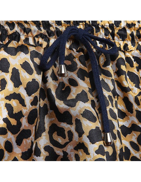 Shorts Fast Shipping 2018 Women Shorts European Fashion Spring Summer High Waist Leopard Printed Shorts Casual Short Pants Xx...