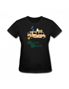 T-Shirts Mashup of Breaking Bad and Peanuts series Woman Hot t shirt Christian Female Gift tshirts Short-sleeve Tee Tops Webs...