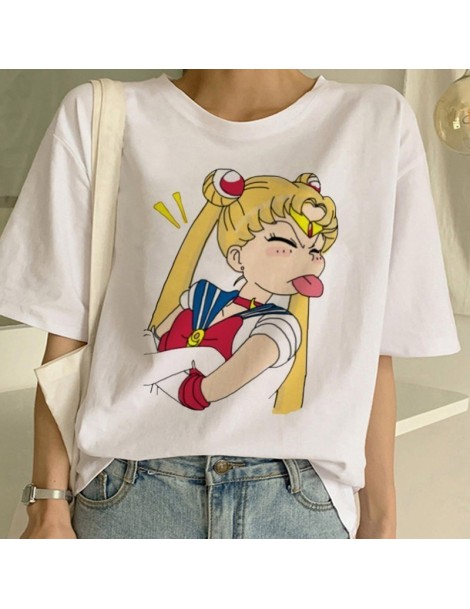 Sailor Moon Summer New Fashion T Shirt Women Harajuku Short Sleeve Fun ...