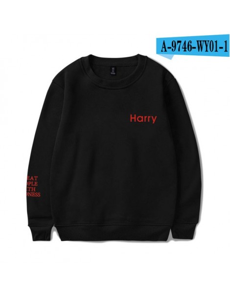 Hoodies & Sweatshirts Simple Print Sweatshirts Harry Styles Treat People With Kindness Women/Men Long Sleeve O-Neck Casual Sw...