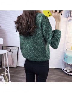 Pullovers Winter O-neck Women's Sweater Jersey Woman Mohair Knitted Twisted Thick Warm Lady's Pullover 2019 College Jumper Wo...