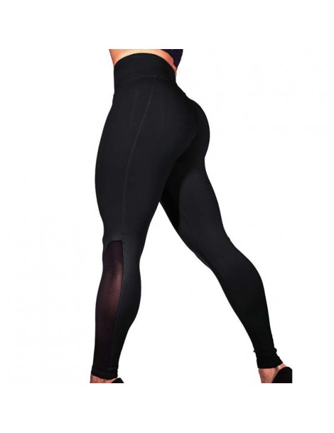 Leggings New Sexy Women Exercise Mesh Breathable Leggings 2018 Sportwear Fitness Leggings Ladies Gothic spandex Legging Plus ...