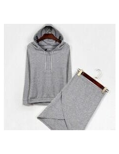 Skirt Suits 2018 The New Fleece Suit Women Hooded Cultivate Hoodies skirts set female thicken loose cotton top skirts Sexy sp...