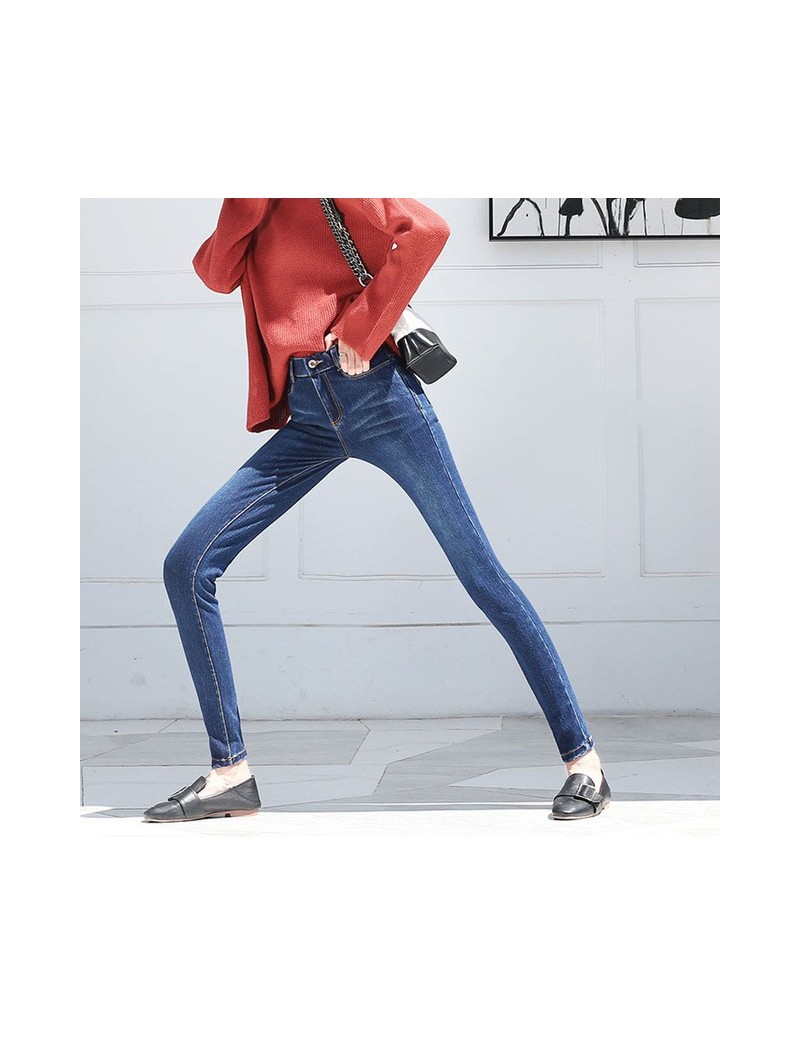 Jeans Jeans for Women black Jeans High Waist Jeans Woman High Elastic plus size Stretch Jeans female washed denim skinny penc...