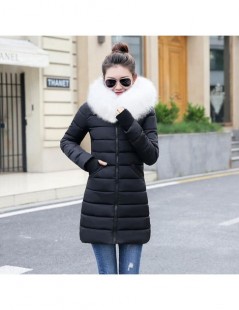 Parkas Big Fur 2019 New Parkas Female Women Winter Coat Thick Cotton Winter Jacket Womens Outwear Parkas for Women Winter dow...