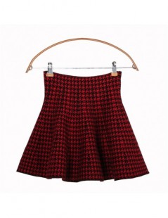 Skirts 2018 NEW all-match retro elegant black and white Houndstooth knitted ultra thin body skirt Render Autumn and winter sk...