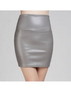 Skirts 2018 spring autumn Fashion Women Skirts PU faux leather skirts tight stretch female short pencil mini skirt saias femi...