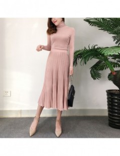 Women's Sets Womens Skirt Set knitted Winter Vintage Long Sleeve Knitted Skirt Set Female Sweater Skirt Pleated Two Piece Set...