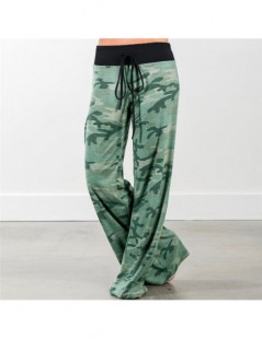 Pants & Capris Autumn Casual Loose Trousers 2019 Women Fashion Flowers Printed Drawstring Wide Leg Pants Large Size Straight ...