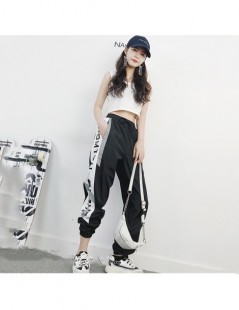 Pants & Capris 2018 Hip Hop Harem Pant woman Letter Printed Jogger pants women's High Waist pants Spring Harajuku trousers wo...