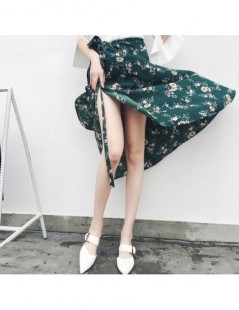 Skirts 2019 Bohemian High Waist Floral Print Summer Skirts Womens Boho Asymmetrical Chiffon Skirt Maxi Long Skirts For Women ...