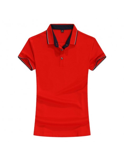 Polo Shirts Poloshirts Women Fashion Short Sleeve Shirt Women's Soft Cotton Breathable Camisas Mujer Femme PoloShirts Camisa ...