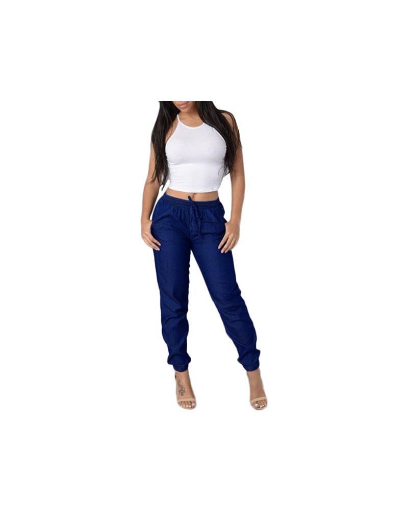 Jeans 2018 New Autumn Pencil Pants Vintage High Waist Jeans New Womens Pants Full Length Pants Loose Ccowboy Pants Plus Size ...