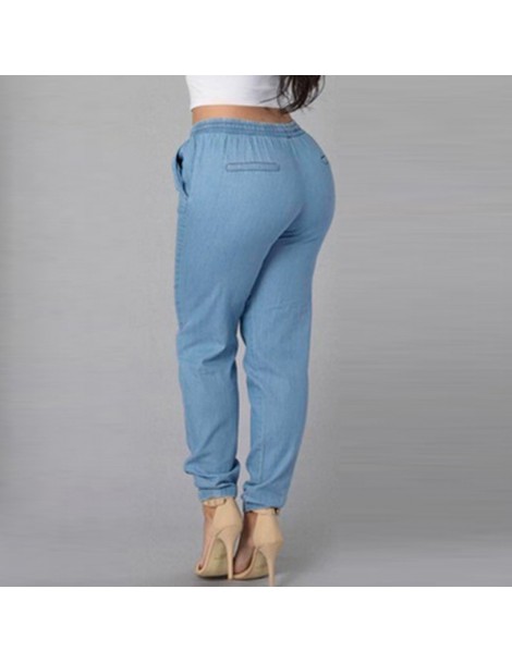 Jeans 2018 New Autumn Pencil Pants Vintage High Waist Jeans New Womens Pants Full Length Pants Loose Ccowboy Pants Plus Size ...