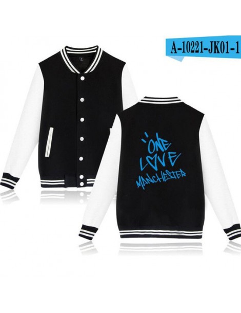 Ariana Grande Dangerous Woman tour College Baseball Jacket Moletom Feminino Korean Streetwear hip hop Harajuku Sweatshirt Ho...