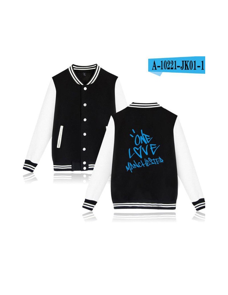 Hoodies & Sweatshirts Ariana Grande Dangerous Woman tour College Baseball Jacket Moletom Feminino Korean Streetwear hip hop H...