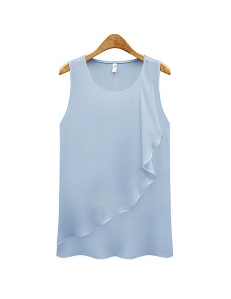 Tank Tops solid desig shirt for women summer workout fashion clothing girl elegant lady shirt wholesale dropship blue green w...