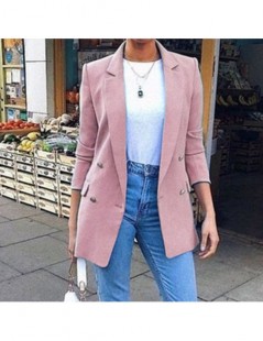Blazers Long Sleeve Solid Color Turn-down Collar Coat Lady Business Jacket Suit Coat Slim Top Women blazers OL Cardigan - W32...