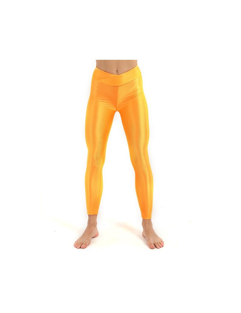 Plus Size Women Workout Leggings Casual Fluorescent Leggings High Elastic Female Shiny Elasticity Pants Girl Clothing Leggin...