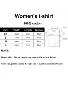 T-Shirts Woman new tshirts High Quality Printed 100% Cotton Short Sleeve T-Shirts Hipster Pattern Tee Cool Women Clothing - R...