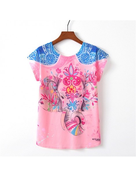 T-Shirts M-3XL Plus Size Flamingos T-shirts Women Summer Kawaii Tees Short Sleeve Tops Harajuku T Shirts Female Sexy Girl Clo...
