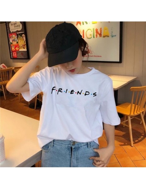 T-Shirts friends tv show t shirt Clothing 2019 korean tshirt 90s women female top tee shirts Graphic t-shirt Girl kawaii summ...
